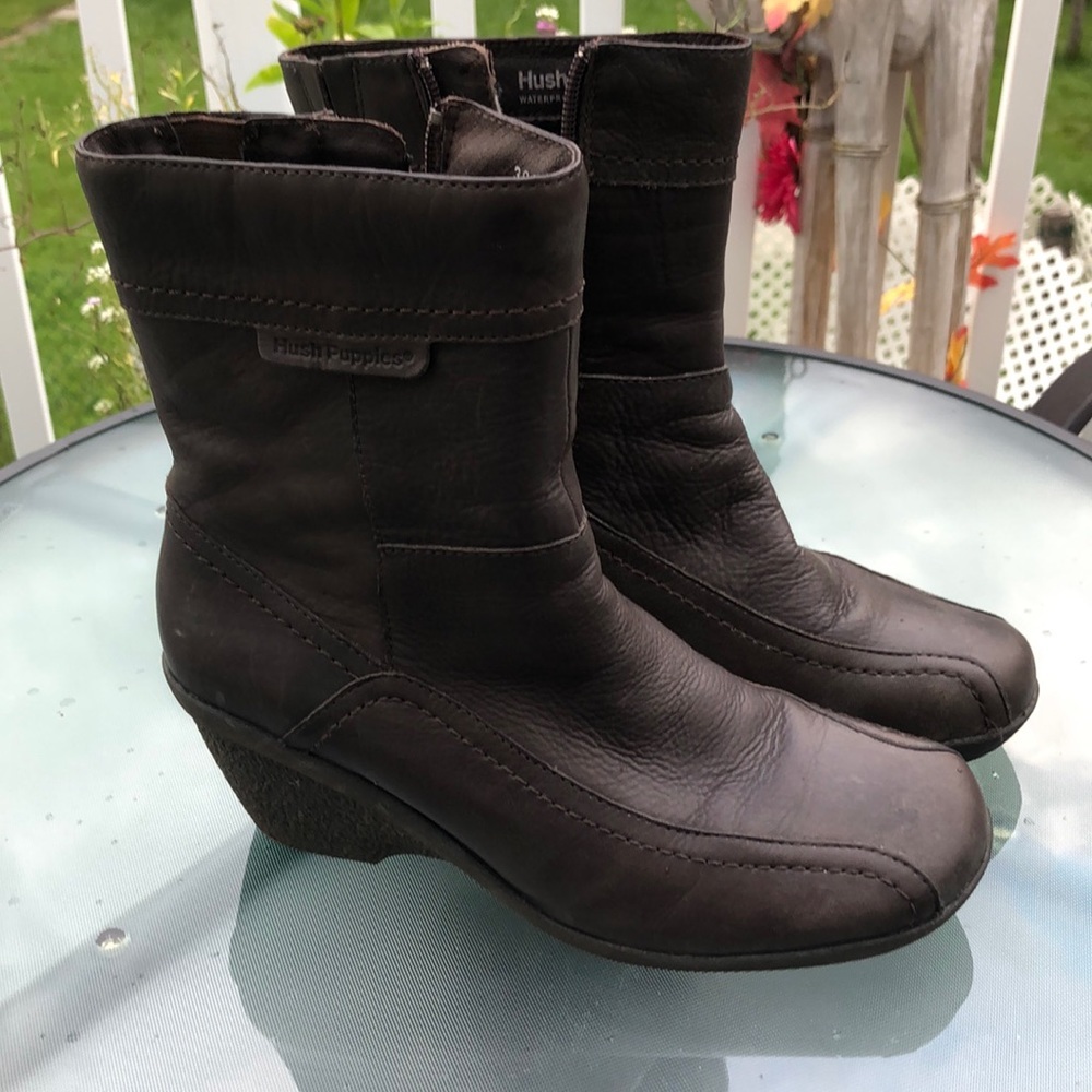 Bottillons en cuir